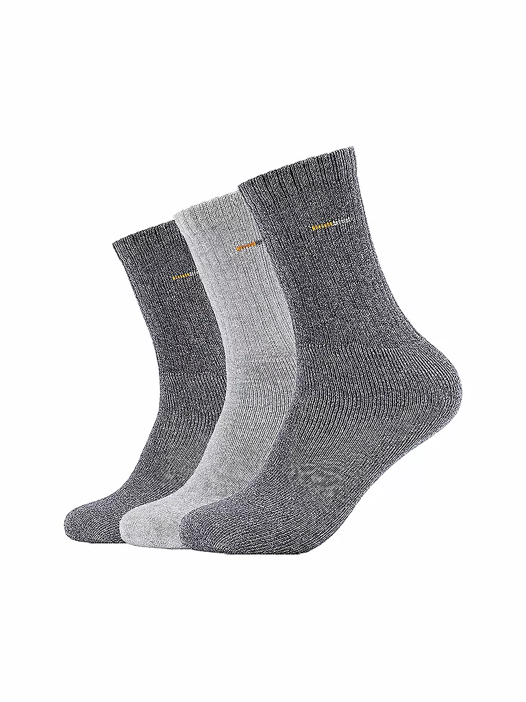 CAMANO | Chaussettes de sport unisex lot de 3 | Gris