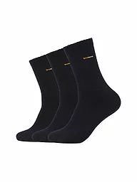CAMANO | Chaussettes de sport unisexe, lot de 3 | Noir