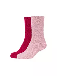 CAMANO | Chaussettes douillettes pour femmes Cosy, lot de 2 | Rose