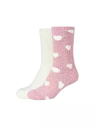 CAMANO | Chaussettes Femme Lot de 2 | Rose
