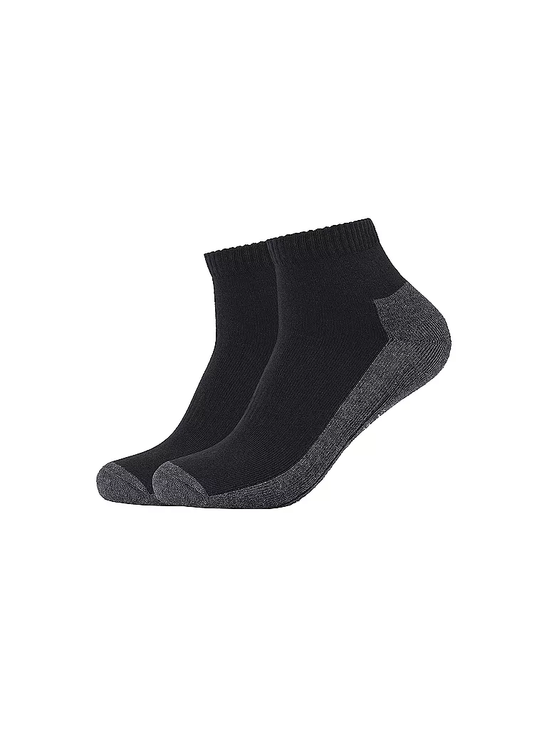 CAMANO | Kurzsocken Sport Quarter Coolmax 2er Pkg. | Noir