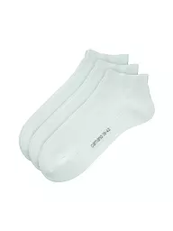 CAMANO | Chaussettes sneaker homme lot de 3 | Blanc