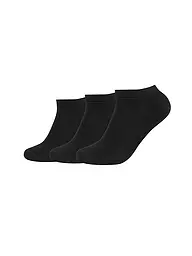CAMANO | Socquettes invisibles, lot de 3 | Noir