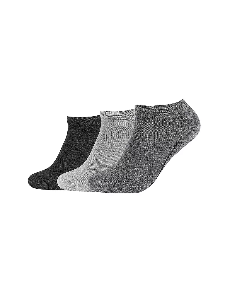 CAMANO | Socquettes de sport lot de 3 | Gris