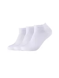 CAMANO | Socquettes invisibles, lot de 3 | Blanc