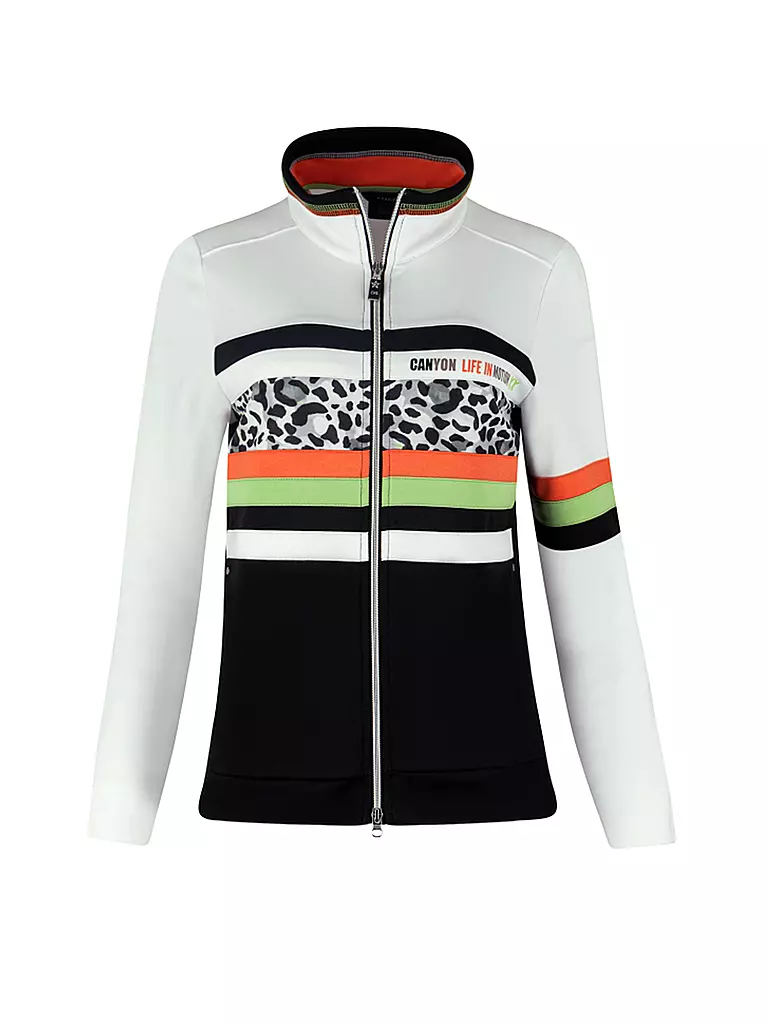 CANYON | Damen Jacke Leo Print | Blanc