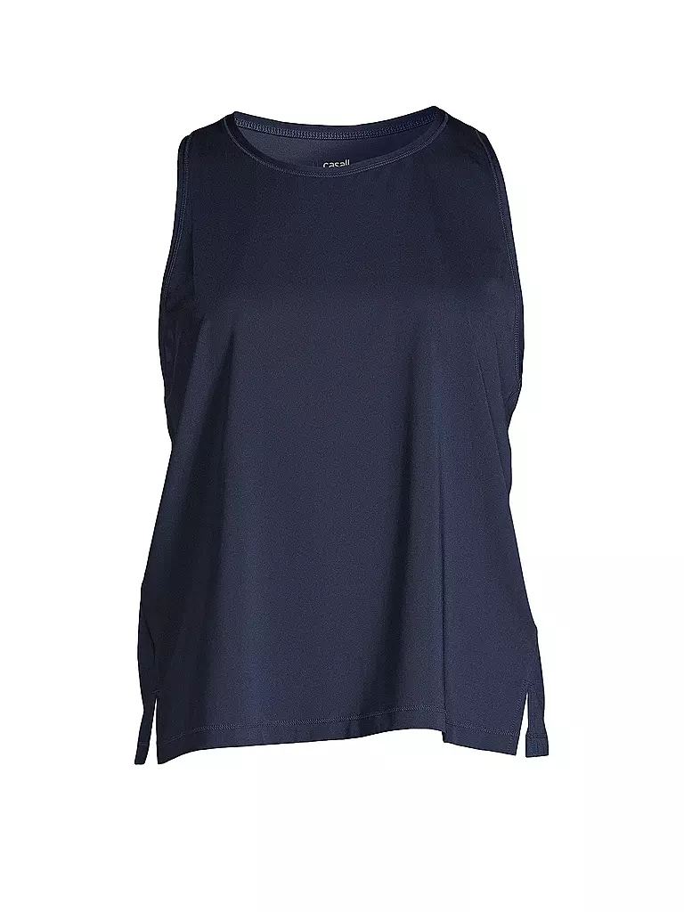 CASALL | Damen FItnesstank Breeze | Bleu foncé