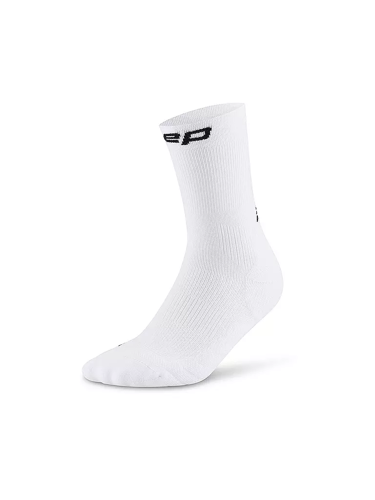 CEP | Chaussettes de course mi-mollet 5.0 pour femmes | Blanc
