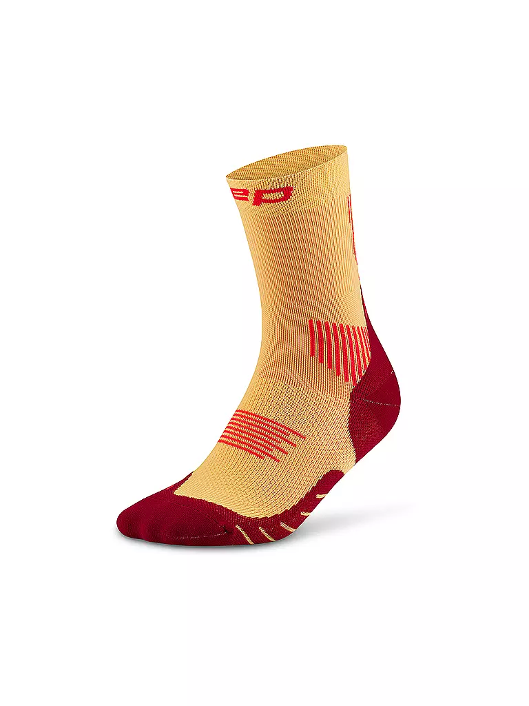 CEP | Chaussettes de course mi-mollet 5.0 pour femmes | Jaune