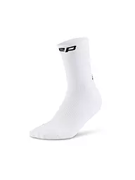 CEP | Chaussettes de course mi-mollet pour hommes | Blanc