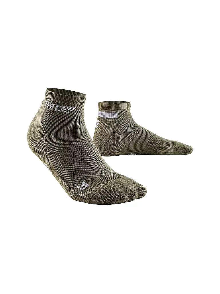 CEP | Herren Kompressionssocken The Run Low Cut | Olive