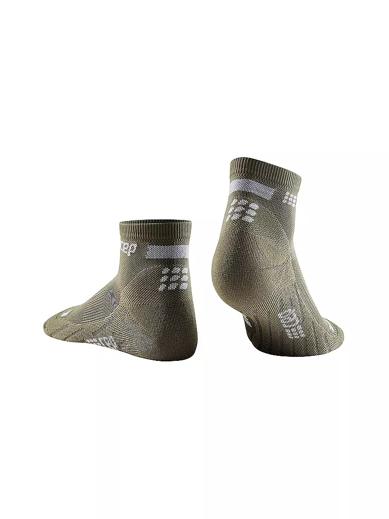 CEP | Herren Kompressionssocken The Run Low Cut | Olive