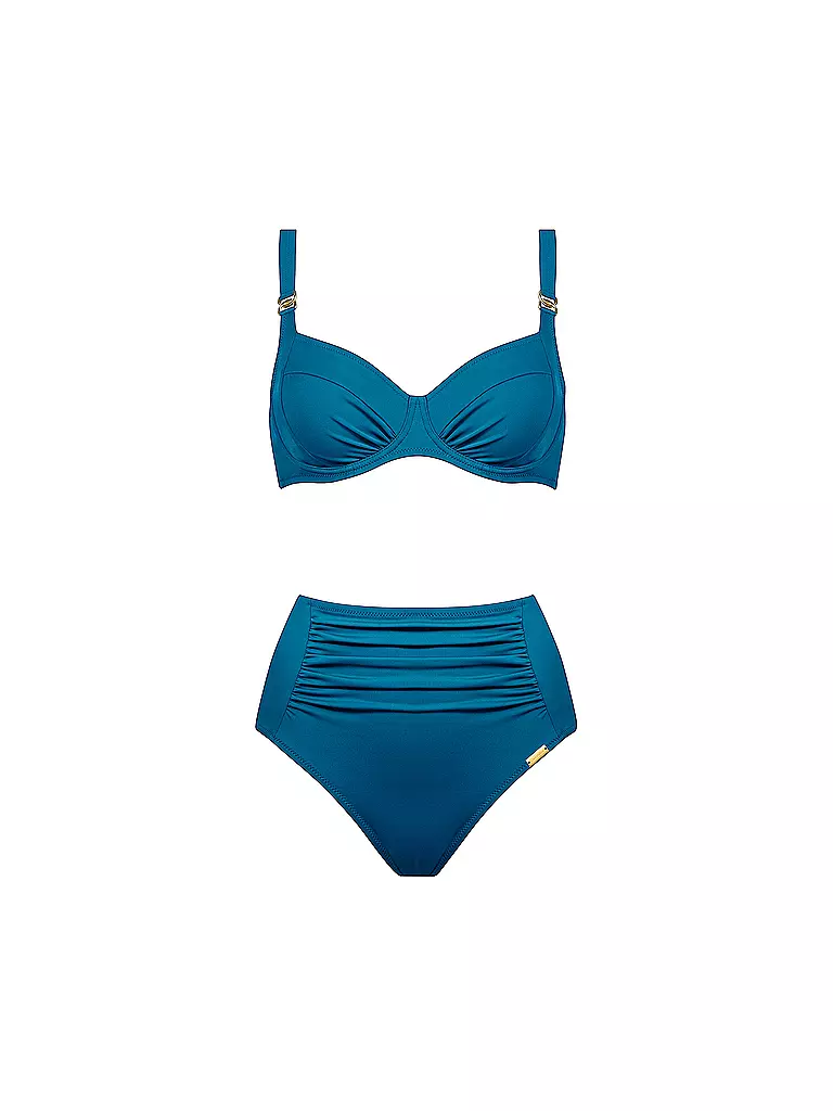CHARMLINE | Damen Bikini Uni | Pétrole