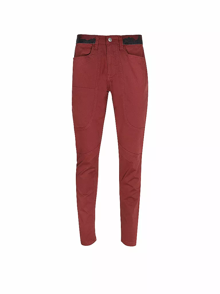 CHILLAZ | Herren Kletterhose Wilder Kaiser | Rouge foncé