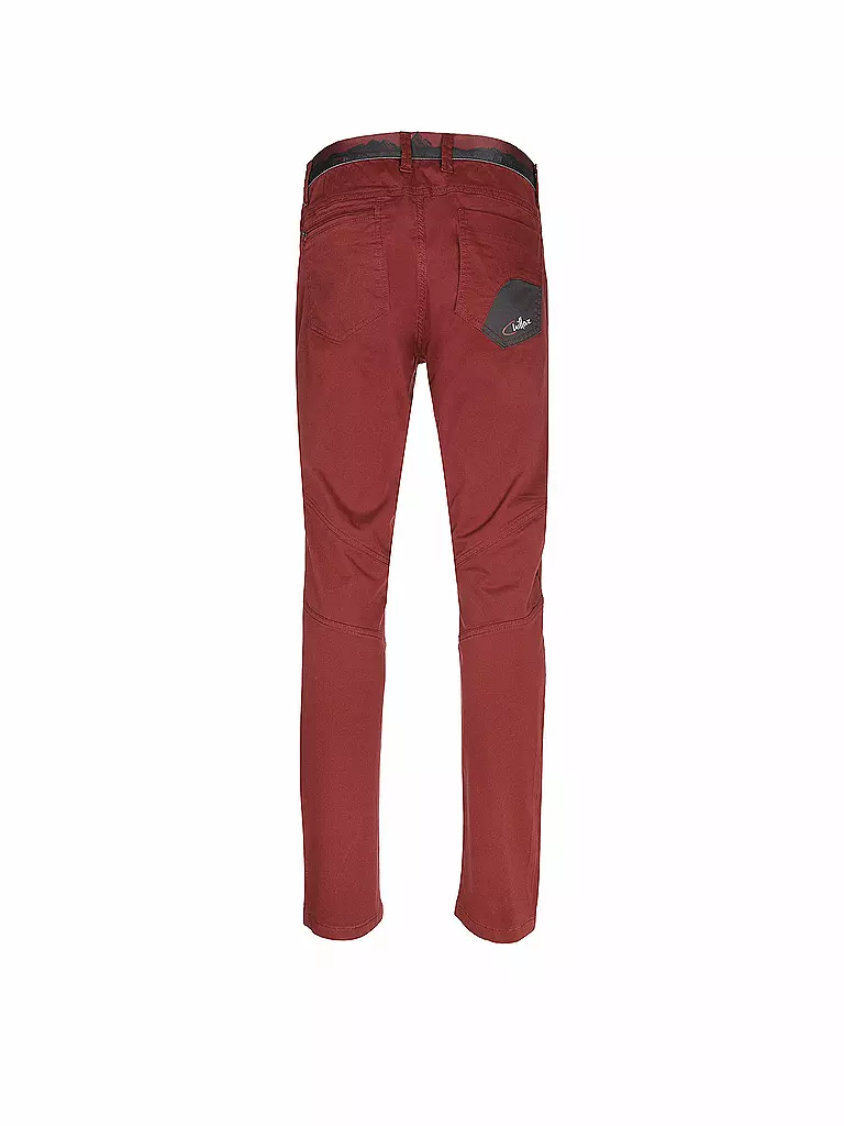 CHILLAZ | Herren Kletterhose Wilder Kaiser | Rouge foncé