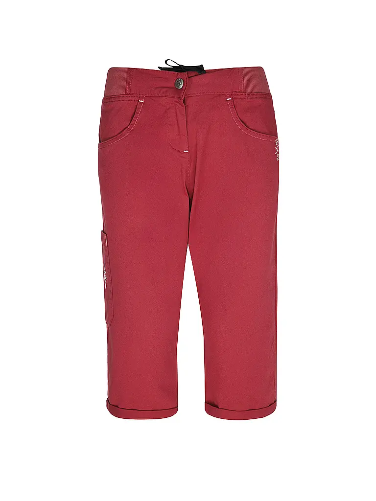 CHILLAZ | Short d'escalade Jessy 3/4 pour femmes | Rouge