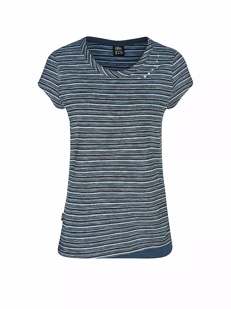 CHILLAZ | T-shirt d'escalade femme Fancy Flower | Bleu foncé