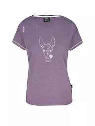 CHILLAZ | T-shirt d'escalade femme Happy Alpaca | Lilas