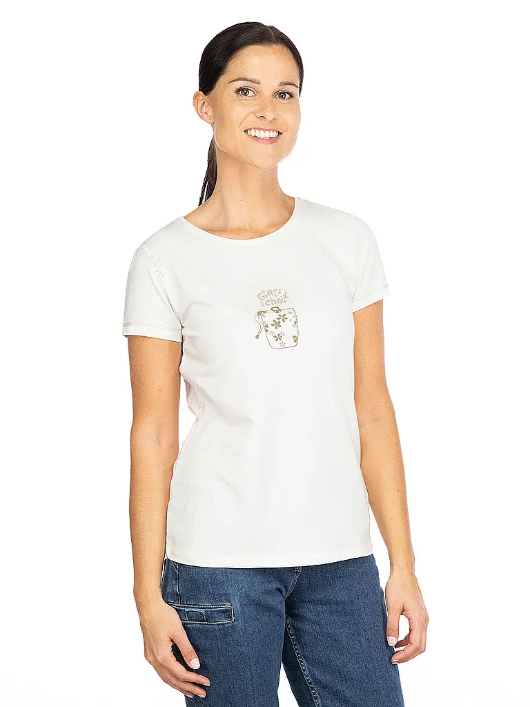 CHILLAZ | T-shirt d'escalade Gandia Talk Chalk pour femmes |