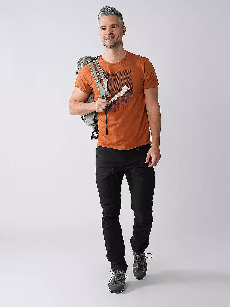 CHILLAZ | T-shirt d'escalade homme Sunny Mountains | Marron clair