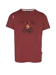CHILLAZ | T-shirt d'escalade homme | Rouge foncé