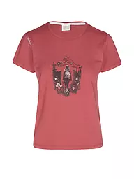 CHILLAZ | T-shirt d'escalade Mountain pour femmes | Rouge