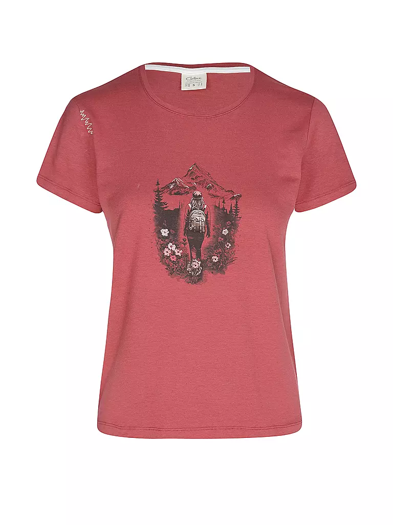 CHILLAZ | T-shirt d'escalade Mountain pour femmes | Rouge