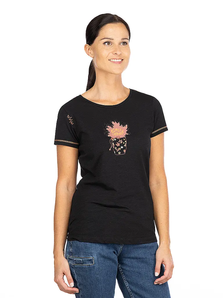 CHILLAZ | T-shirt d'escalade pour femmes Gandia Talk Chalk |