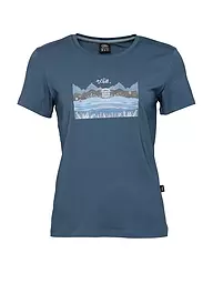 CHILLAZ | T-shirt d'escalade pour femmes Iseo Time to Chill | Bleu foncé