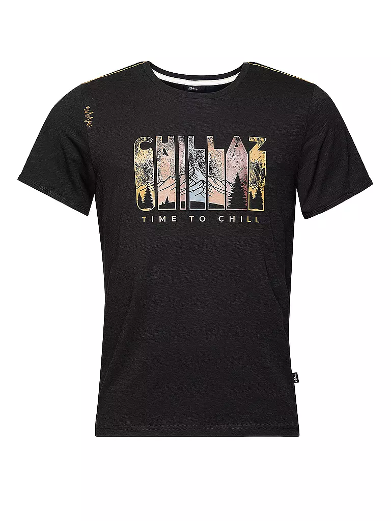 CHILLAZ | T-shirt d'escalade pour homme Time To Chill | Noir