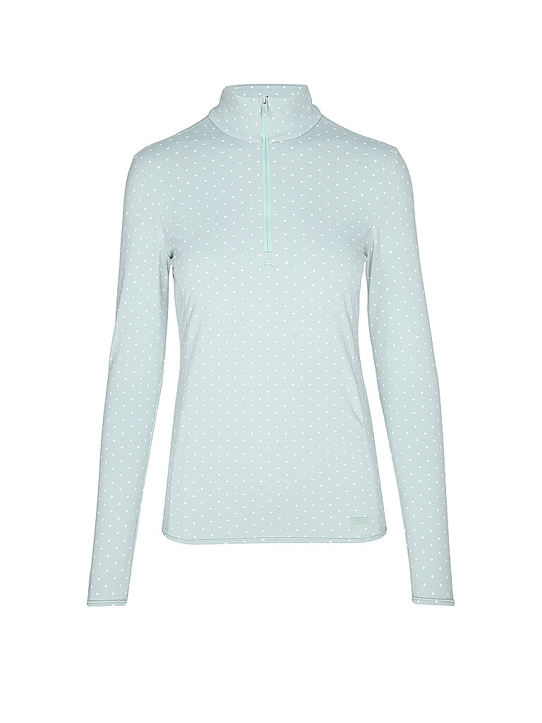 Zipshirt de sous-vêtements vert clair 38