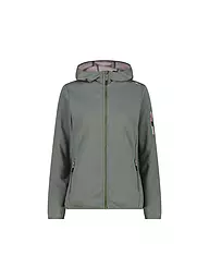 CMP | Damen Fleecejacke Jacquard Knitted Hoodie | Vert foncé