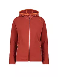 CMP | Damen Fleecejacke Stretch Hoodie | Rouge foncé