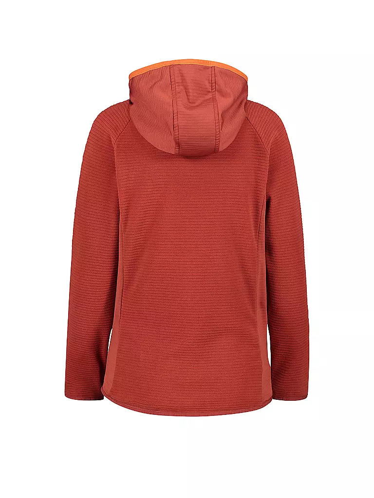 CMP | Damen Fleecejacke Stretch Hoodie | Rouge foncé