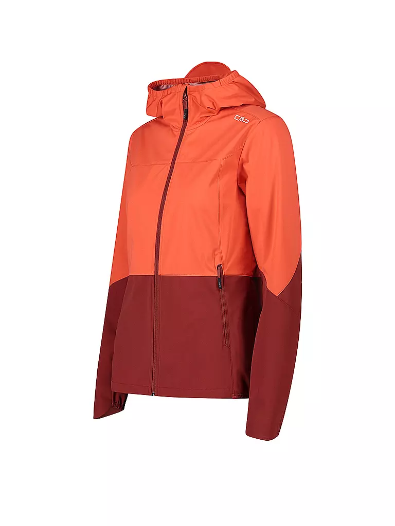 CMP | Damen Softshelljacke Extralight Hoodie | Corail