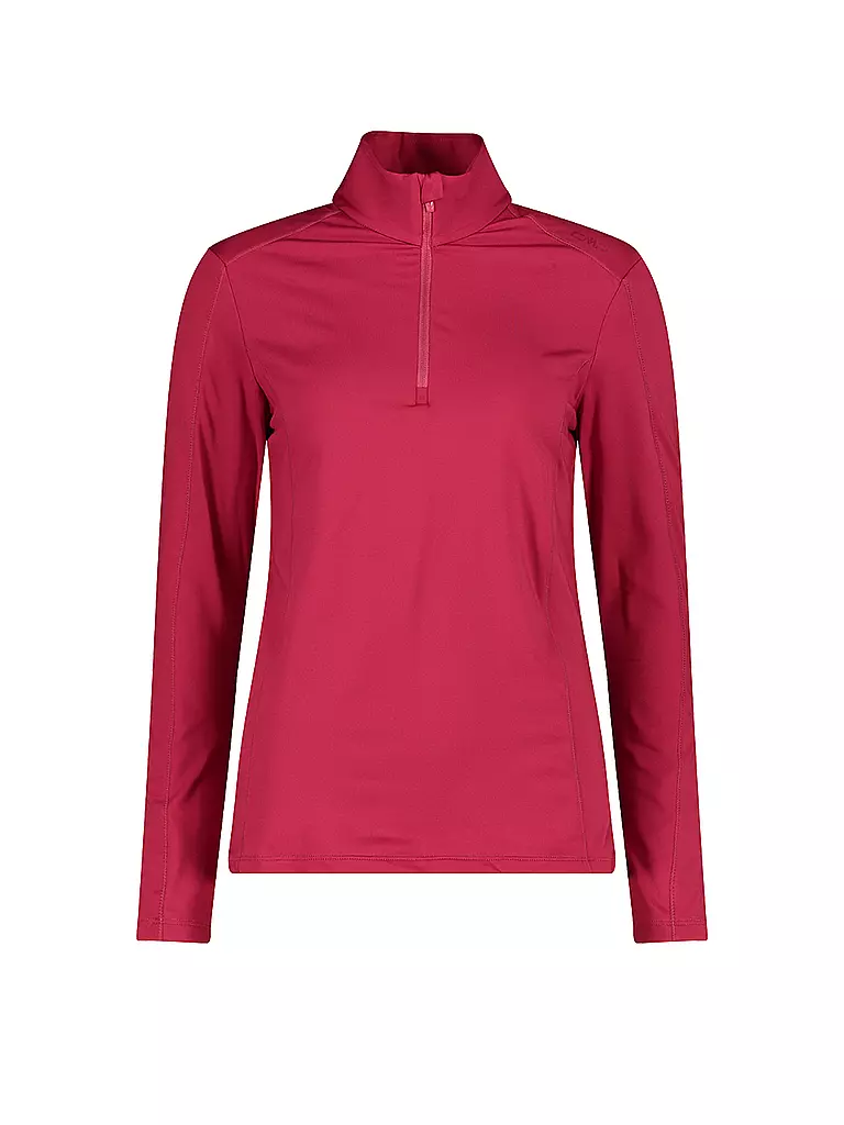 CMP | Damen Unterzieh Zipshirt Sweat Softtech | Rouge