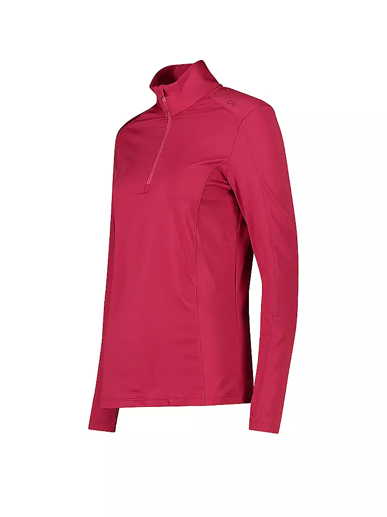 CMP | Damen Unterzieh Zipshirt Sweat Softtech | Rouge