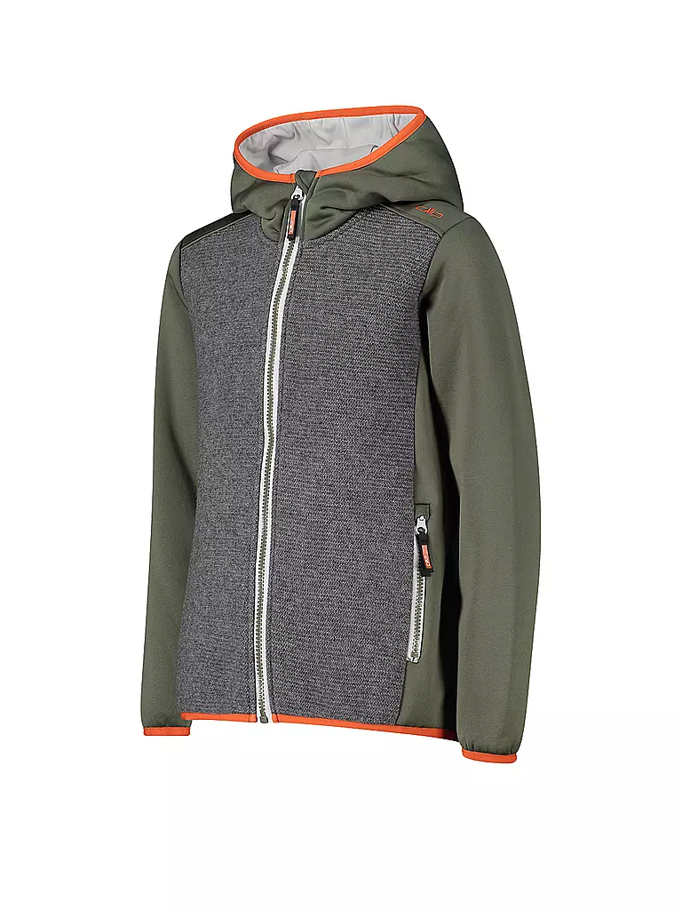 CMP | Jungen Fleecejacke Hoodie | Gris