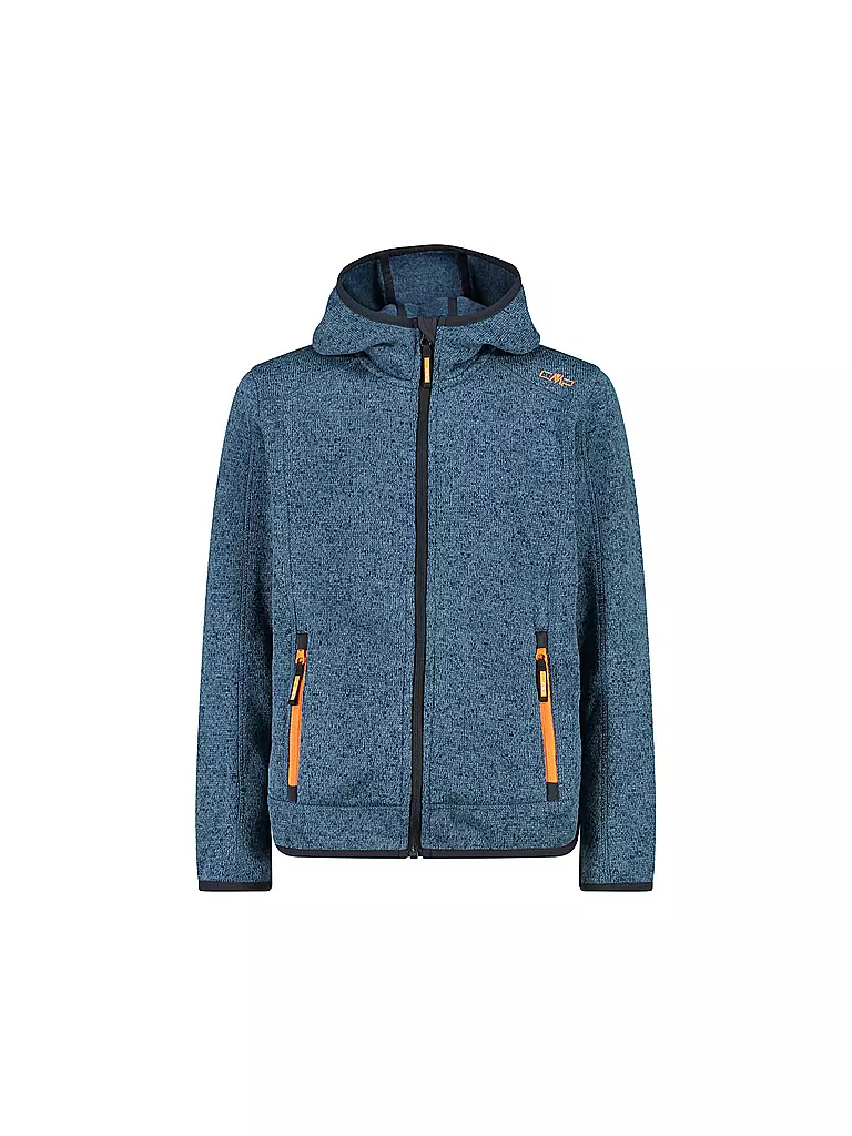 CMP | Kinder Fleecejacke Jacquard Knitted Hoodie | Pétrole