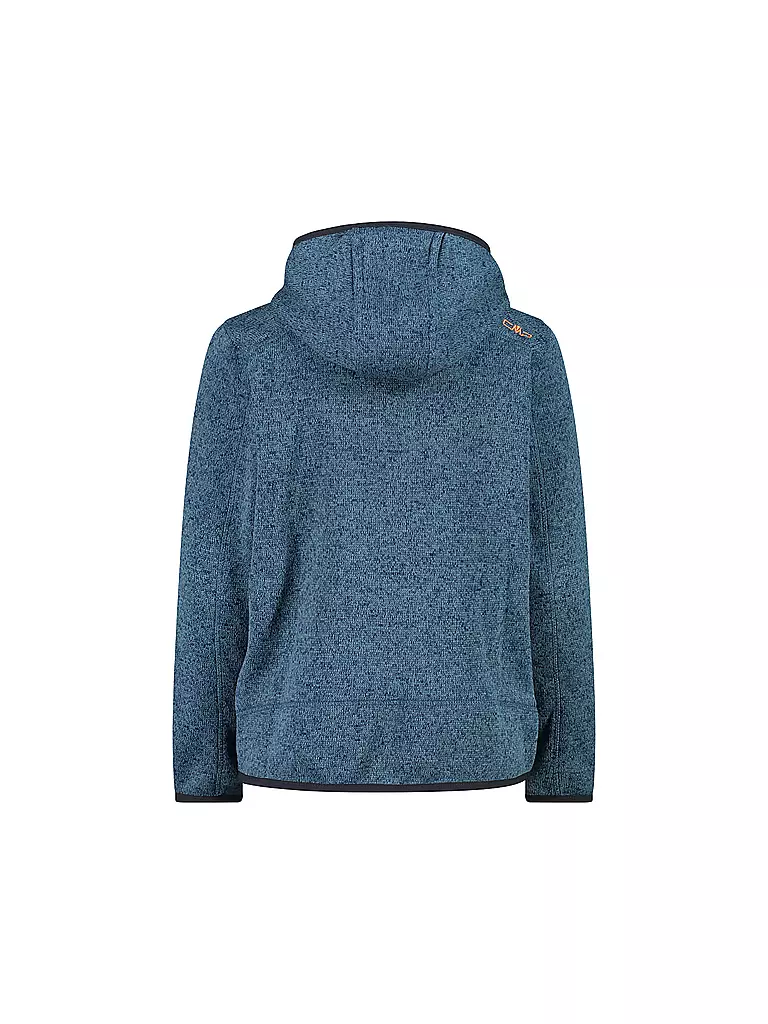 CMP | Kinder Fleecejacke Jacquard Knitted Hoodie | Pétrole
