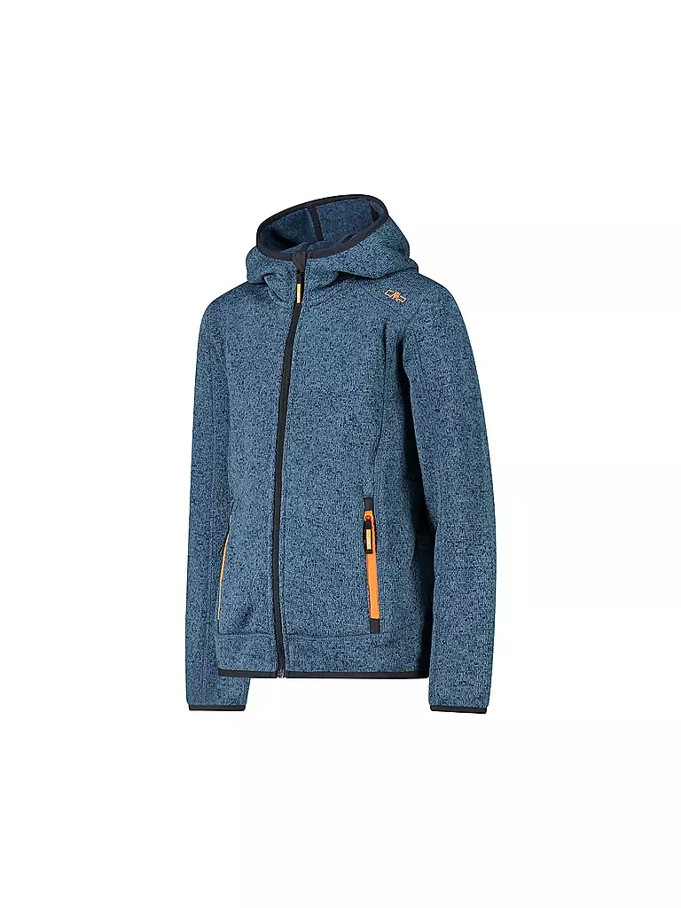 CMP | Kinder Fleecejacke Jacquard Knitted Hoodie | Pétrole