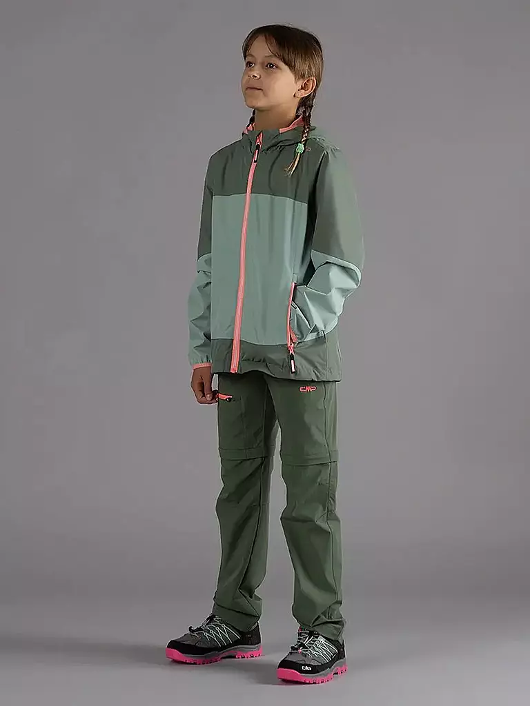 CMP | Kinder Wanderjacke Full Taped Hoodie | Vert clair