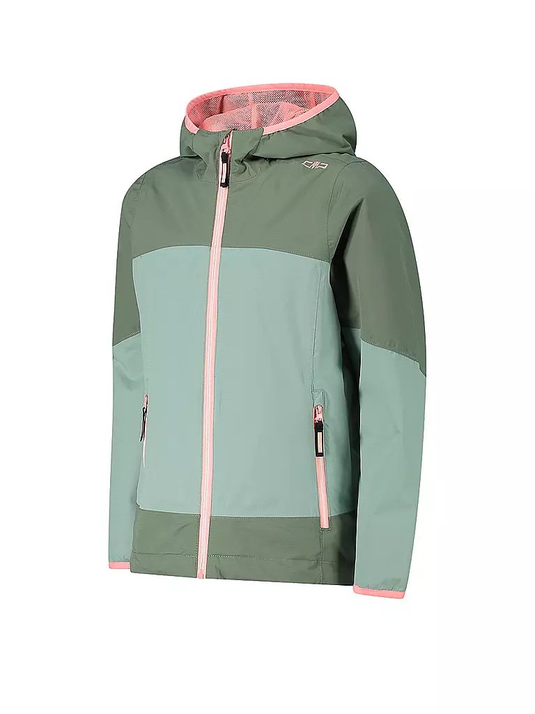 CMP | Kinder Wanderjacke Full Taped Hoodie | Vert clair