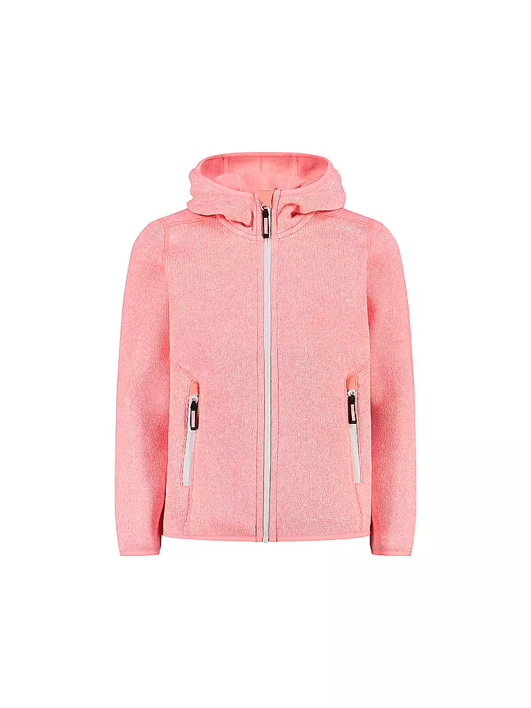 CMP | Mädchen Fleecejacke Jacquard Knitted Hoodie | Rose