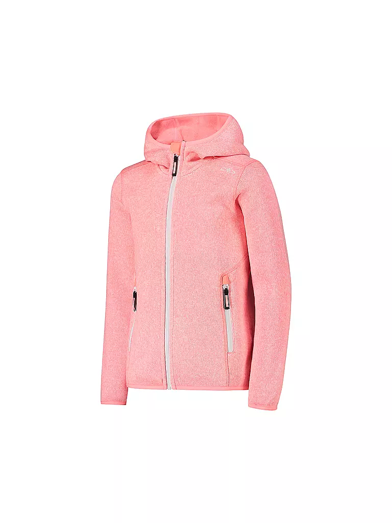 CMP | Mädchen Fleecejacke Jacquard Knitted Hoodie | Rose
