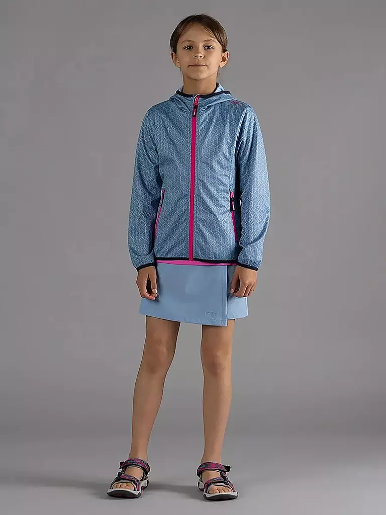CMP | Mädchen Softshelljacke Light  Hoodie | Bleu clair