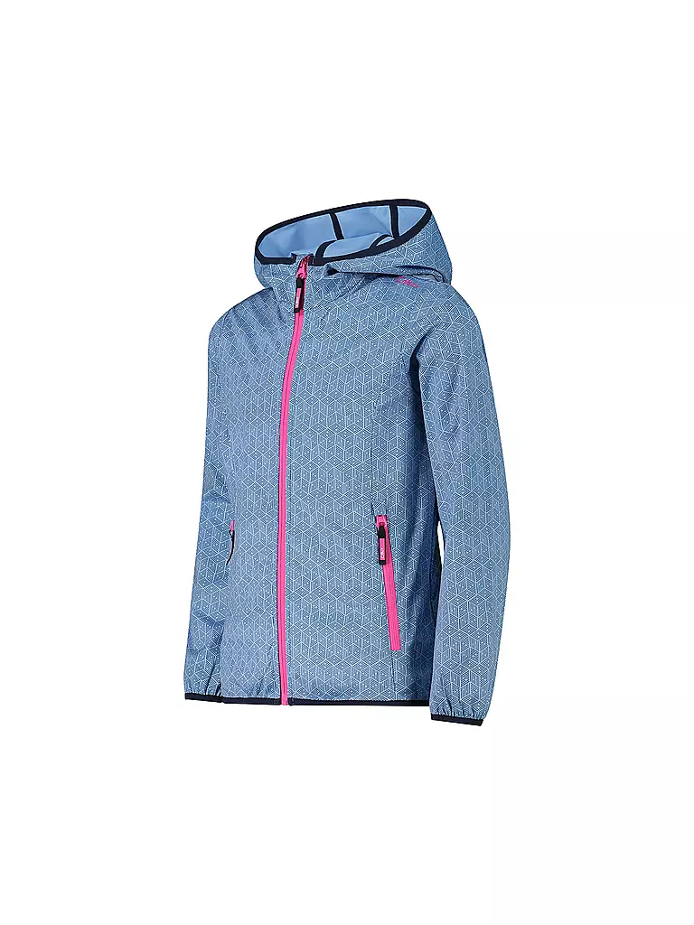 CMP | Mädchen Softshelljacke Light  Hoodie | Bleu clair