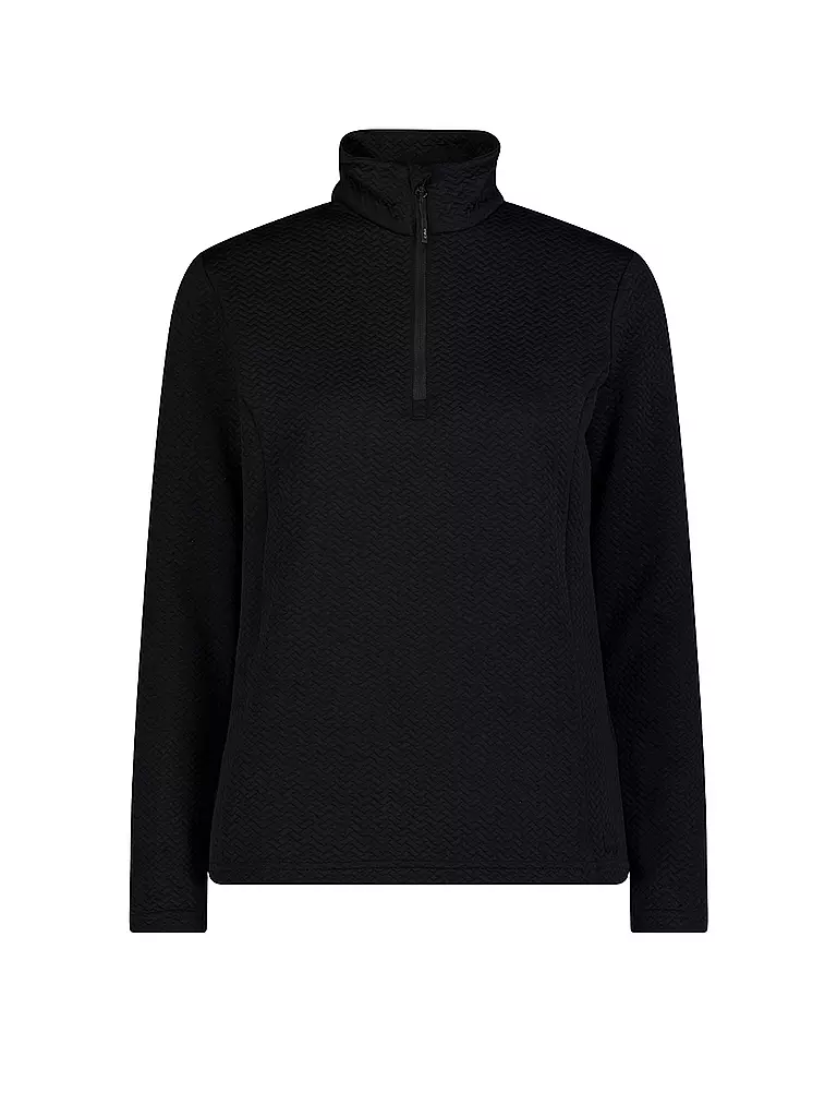 CMP | Sous-pull zippé pour femme | Noir