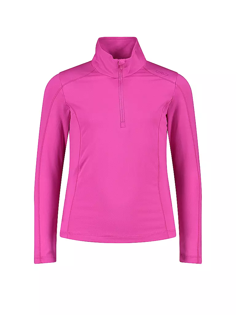 CMP | Sous-pull zippé pour fille | Rose vif