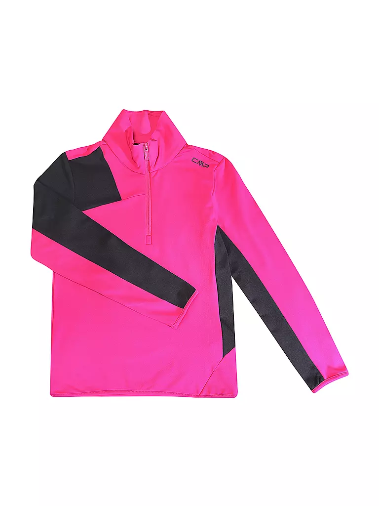 CMP | Sous-pull zippé pour fille | Rose vif